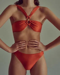 LIVY Bandeau Sunset Cliff stone Papaye Fashion