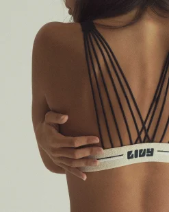 LIVY Bralette Paume Noir Flash Sale