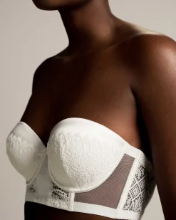 LIVY Bustier Abbesses Blanc Casse Discount