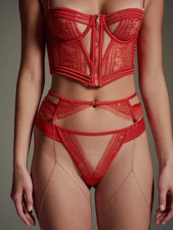 LIVY Bustier Batignolles Rouge New
