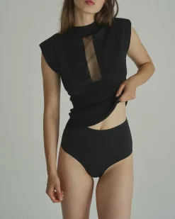 LIVY Haut Muller Noir Flash Sale