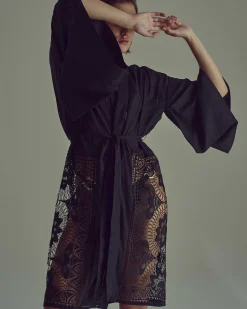 LIVY Kimono Denver Noir Cheap