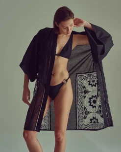 LIVY Kimono Denver Noir Cheap