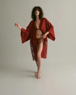 LIVY Kimono Denver Rouge New