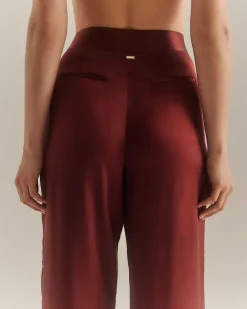 LIVY Pantalon Collins Chocolat Cheap