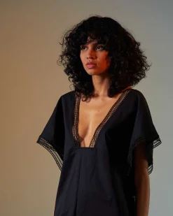 LIVY Robe Brentwood stone Noir Sale