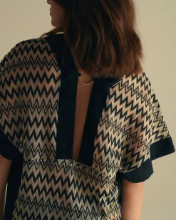 LIVY Robe Cabrillo stone Noir Flash Sale