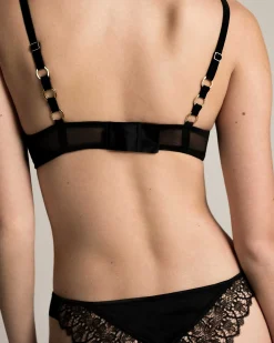 LIVY Soutien-Gorge Rembourre Abbesses Noir Hot