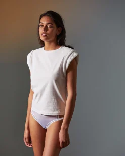 LIVY Tee Shirt Dotcom Blanc Cheap