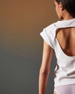 LIVY Tee Shirt Dotcom Blanc Cheap