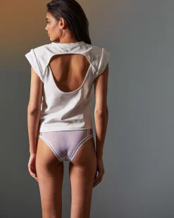 LIVY Tee Shirt Dotcom Blanc Cheap