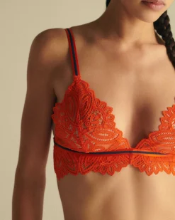 LIVY Triangle De Campanule Coquelicot Cheap