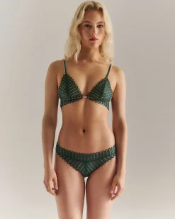 LIVY Triangle Nuit Superieure Vert Sarcelle Clearance