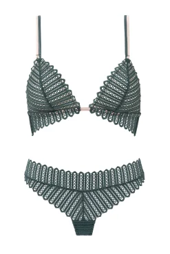 LIVY Triangle Nuit Superieure Vert Sarcelle Clearance