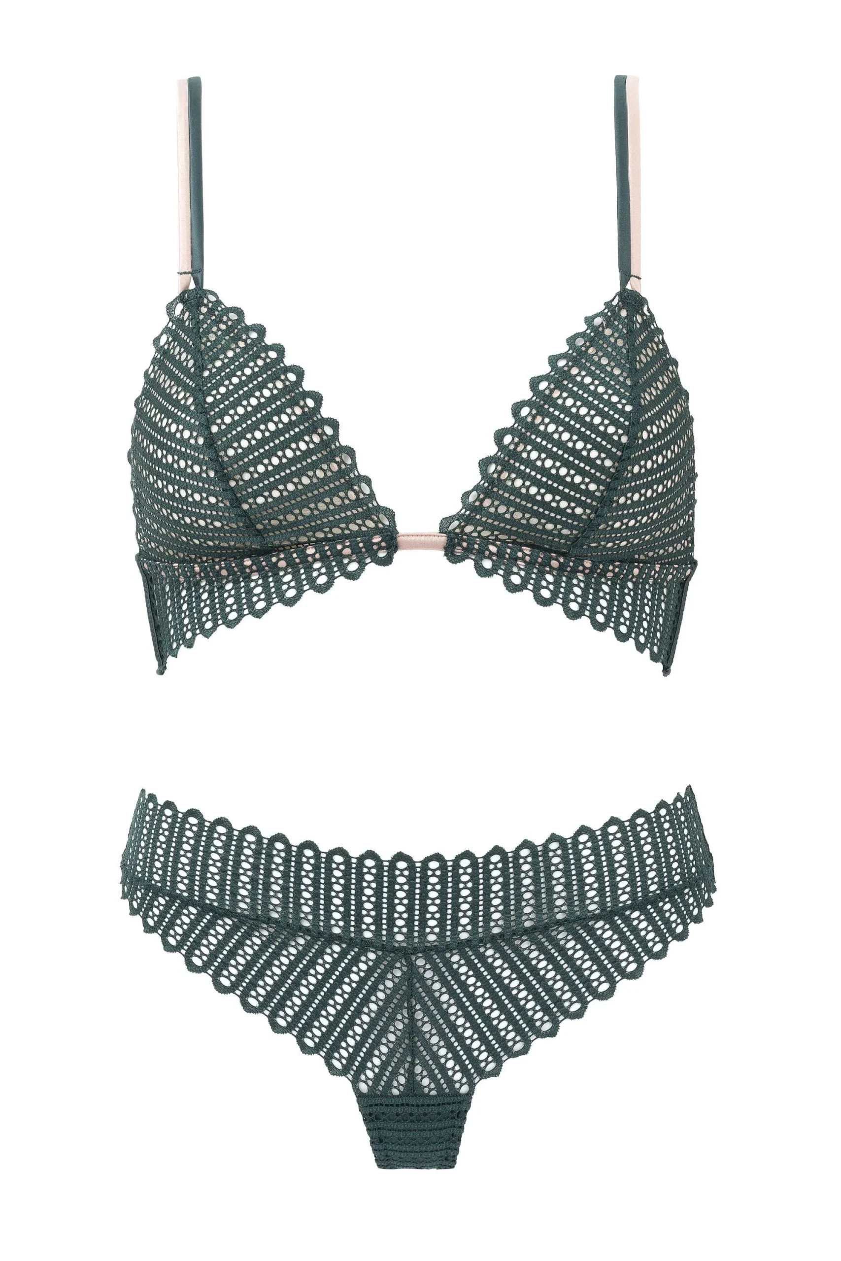 LIVY Triangle Nuit Superieure Vert Sarcelle Clearance